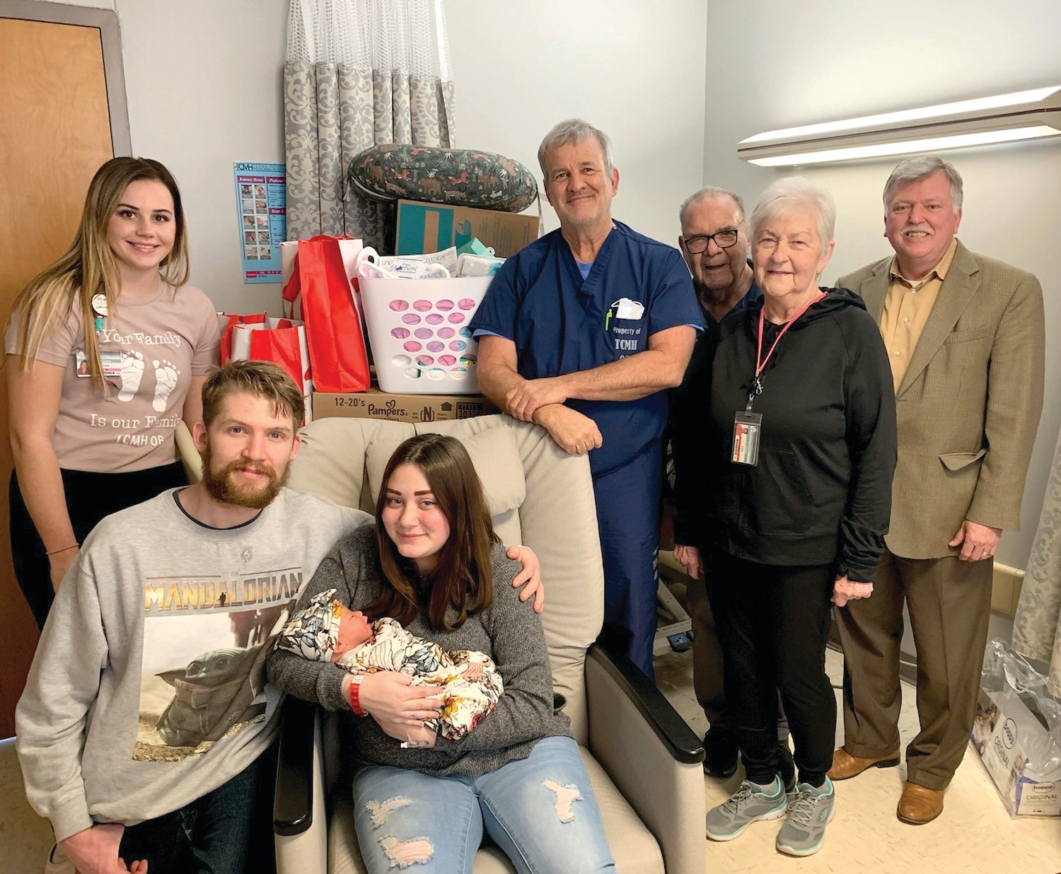 Mother and father, Haylee and William Myres, of Plato, welcomed Kabin, their first child, into the world on Jan. 3. Kabin was the first baby born in 2023 at Texas County Memorial Hospital (TCMH) in Houston.